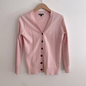J CREW Mercantile, Pink Wool/Cotton Cardigan, Size Small